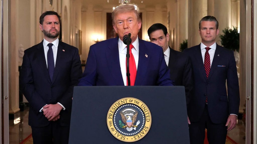 Trump Iran strikes
